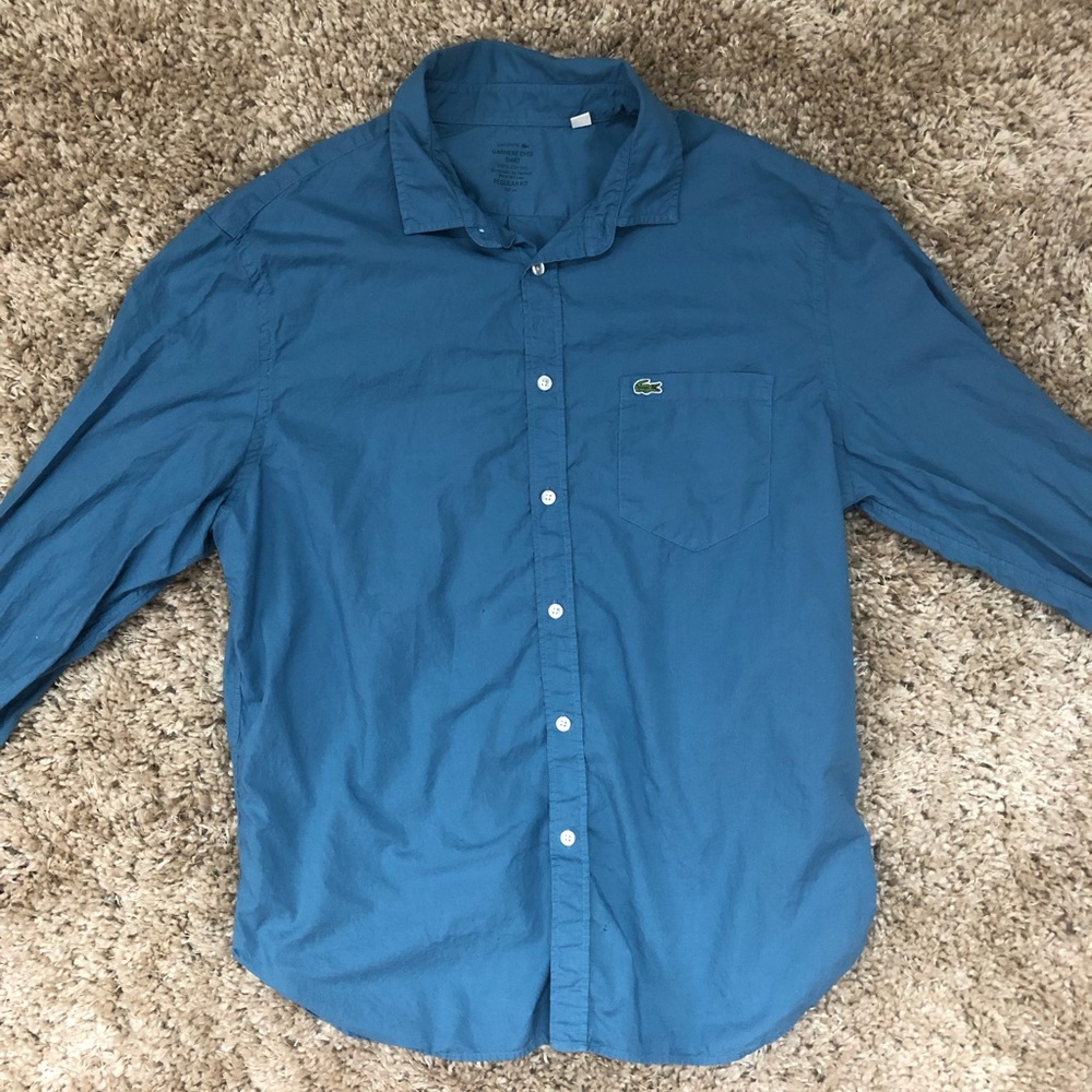 LACOSTE LONG-SLEEVE DRESS SHIRT